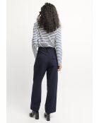 Plarg Uni marineblaue Hose