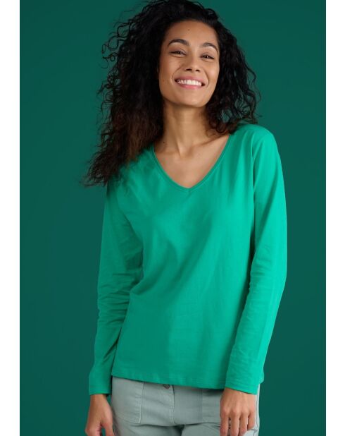 T-shirt Tecom Uni verde