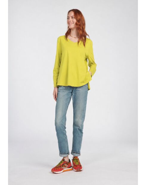 Camiseta Terani Uni amarilla
