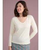 T-shirt Tecom Uni ecru