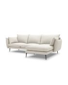 Canapé d'angle droit Elio beige clair - 251x170x97  cm