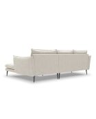 Canapé d'angle droit Elio beige clair - 251x170x97  cm