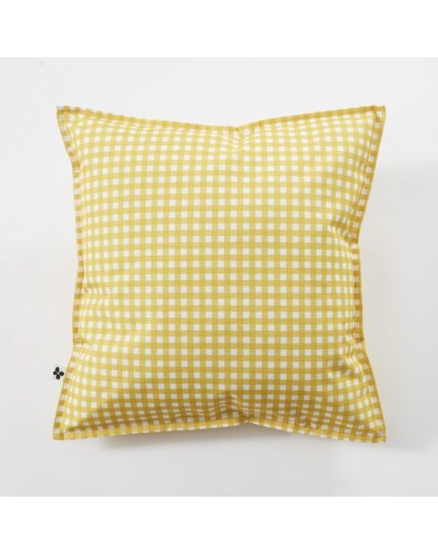 Fodera per cuscino in poliestere stampato Vickie Soleil + rivestimento - 45 x 45 cm