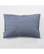 Fodera per cuscino Vickie Midnight stampata + spalmata in poliestere - 40 x 60 cm