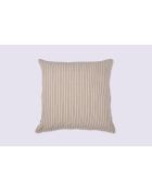 Funda de almohada Tim de algodón texturizado beige