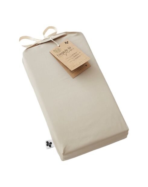 Drap housse en bambou Salomé pampa
