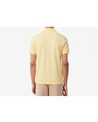 L12.12 gelbes Poloshirt aus Baumwolle