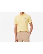 L12.12 gelbes Poloshirt aus Baumwolle