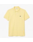 L12.12 gelbes Poloshirt aus Baumwolle