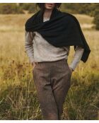 Pantalon en laine mélangée Lilo 1 beige foncé