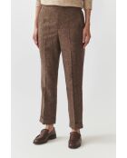 Pantalon en laine mélangée Lilo 1 beige foncé