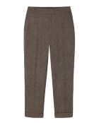 Pantalon en laine mélangée Lilo 1 beige foncé