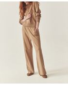 Pantalon en maille Floks beige