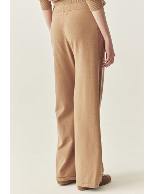 Pantalon en maille Floks beige