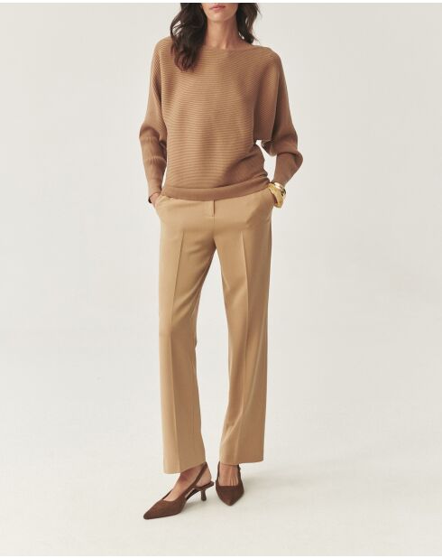 Pantalon Sas camel clair
