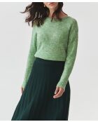 Pull Flufko vert chiné