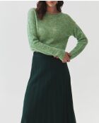 Pull Flufko vert chiné