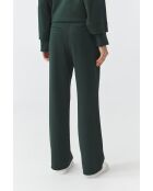 Pantalon en maille Luza vert foncé
