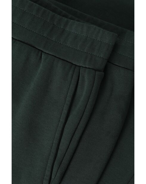 Pantalon en maille Luza vert foncé