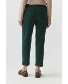 Pantalon en laine mélangée Lilo 2 vert foncé