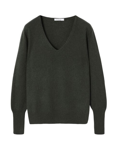 Pull en cachemire Aniston vert