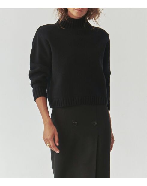 Pull en laine mélangée Malmana 1 noir