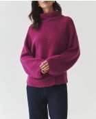 Pull en laine mélangée Mazzy 1 violet