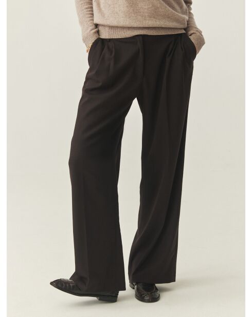Pantalon Sola chocolat foncé