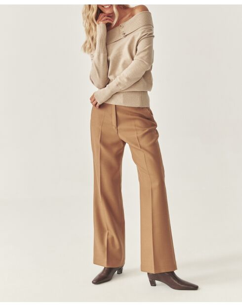 Pull Luisa beige chiné