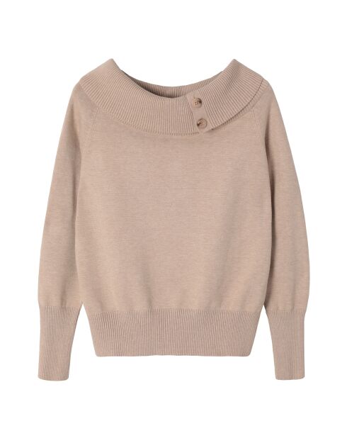 Pull Luisa beige chiné