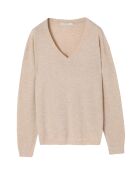 Pull en laine mélangée Tess beige chiné