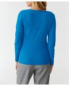 Blauwe gebreide blouse Filka 1