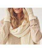 Guanti Velar in misto lana beige