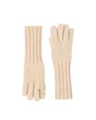 Guanti Velar in misto lana beige