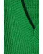 Pull en laine mélangée Onyx vert herbe