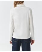 Cremefarbene Flea Strickbluse