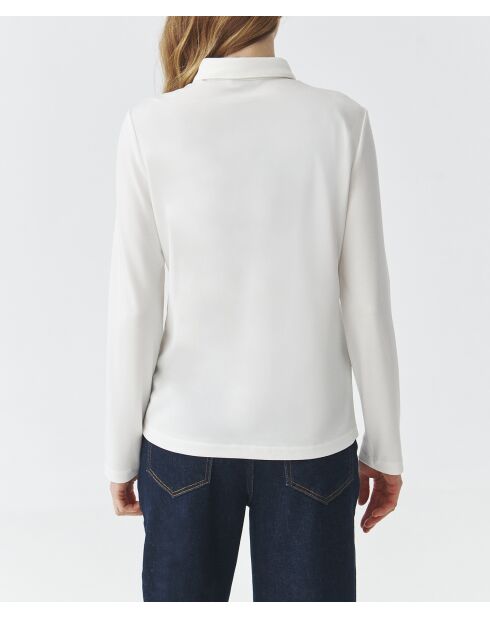 Cremefarbene Flea Strickbluse