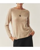 Pull en cachemire Lemon new champagne