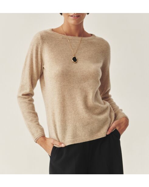 Pull en cachemire Lemon new champagne