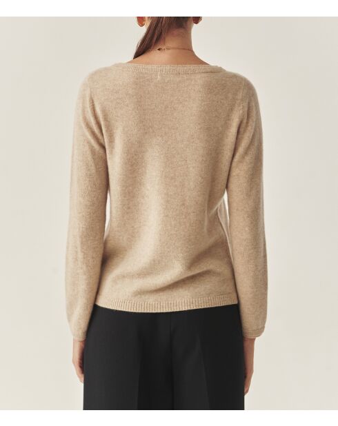 Pull en cachemire Lemon new champagne