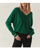 Ponno groene trui van wolmix