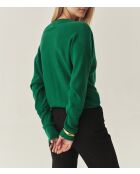 Ponno groene trui van wolmix
