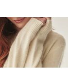 Pull en laine Bella beige meringue