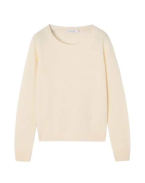 Pull en laine Bella beige meringue