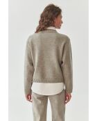 Pull en laine mélangée Malmana 1 gris