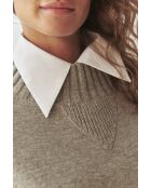 Pull en laine mélangée Malmana 1 gris