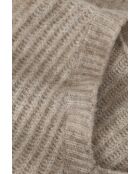 Beiger Pullover aus Wollmischung Aspen