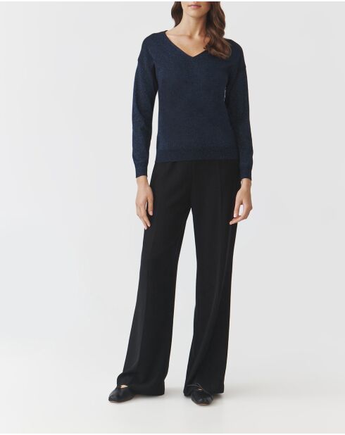 Pull Flare bleu marine