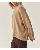 Pull en laine Moma beige chiné
