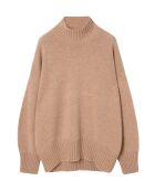 Pull en laine Moma beige chiné